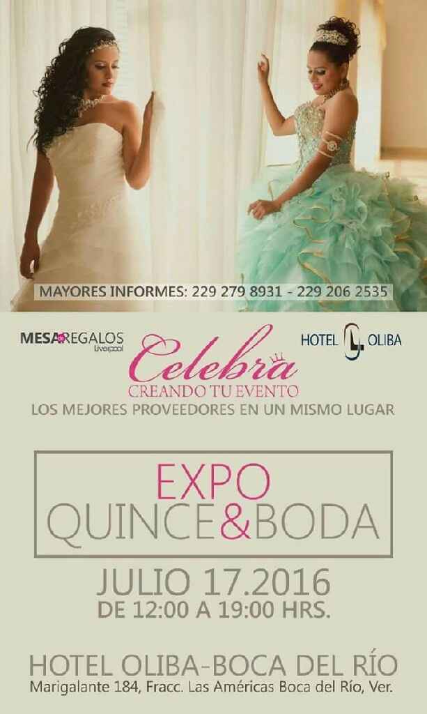 Expo boda en boca del río. - 1