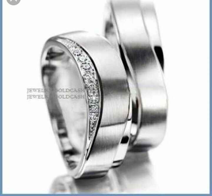 Argollas de plata. - 2