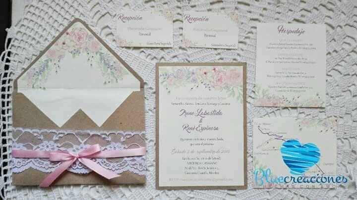 Invitaciones estilo vintage - 4