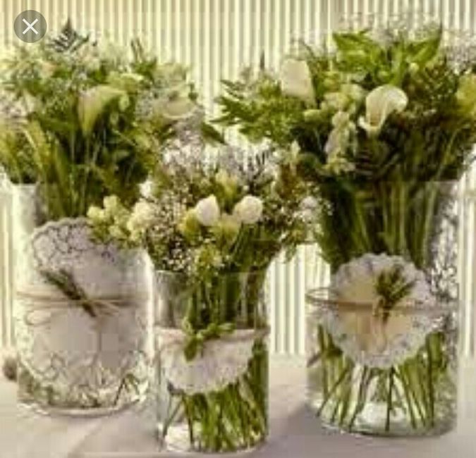 Decoraciónes con blondas. - 4