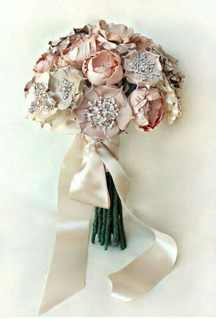 Ramos con flores de tela. - 3