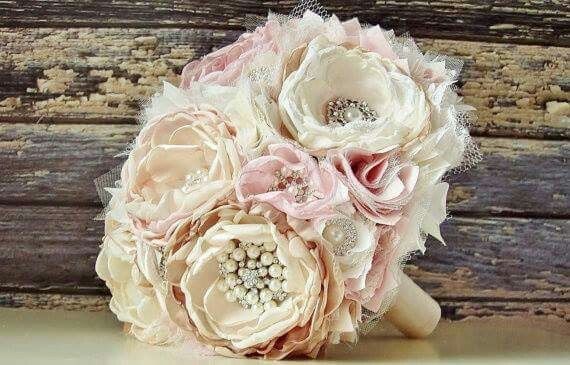 Ramos con flores de tela. - 7