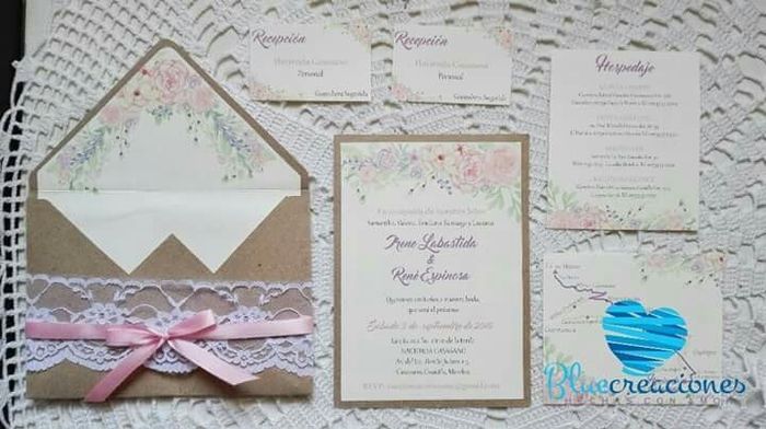 Invitaciones estilo vintage - 4