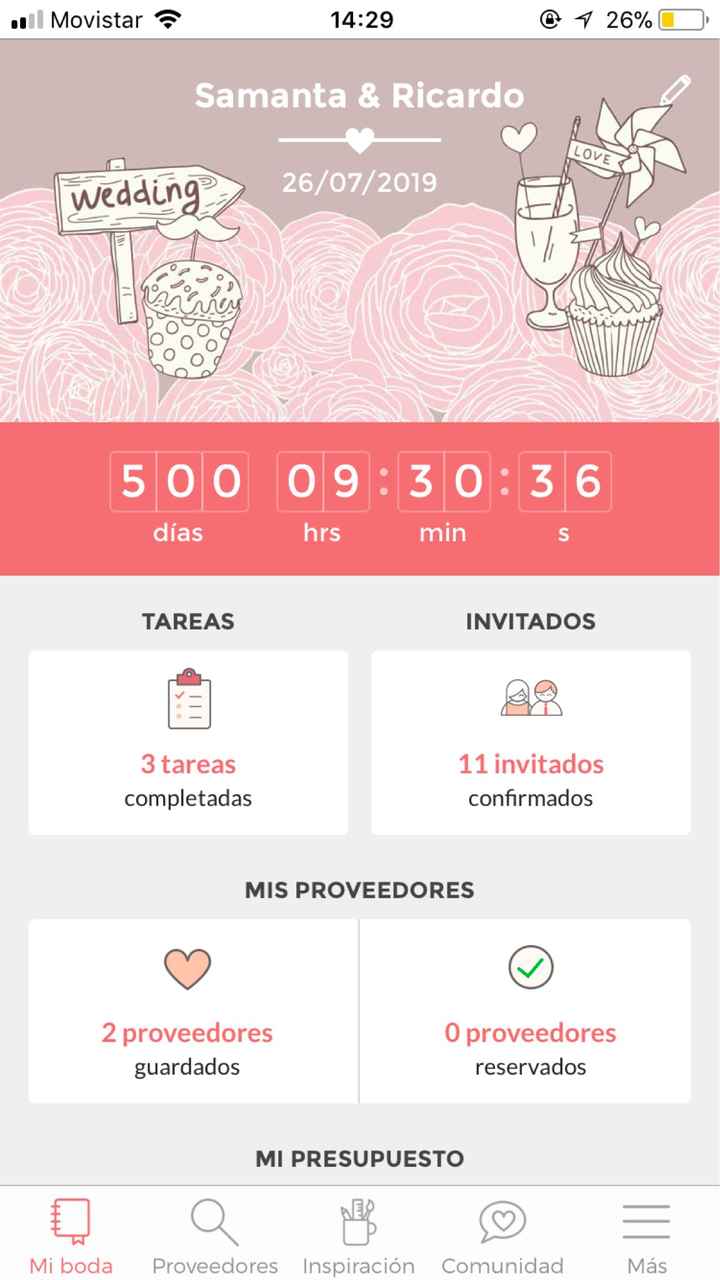 ¿Cuánto falta para que se casen? - 1