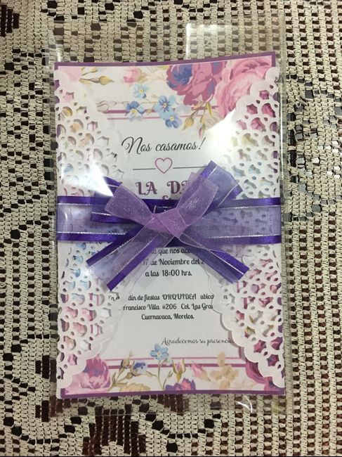 Ok va de nuevo!! Muestra de Invitación. - 2