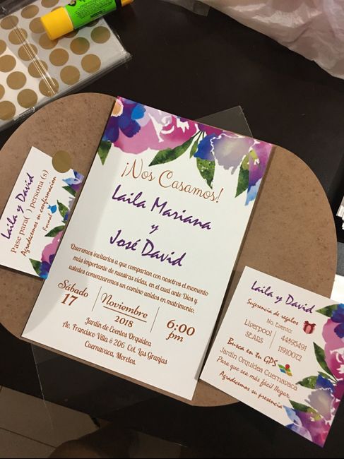 Mis Invitaciones listas!! 💜😍 - 2