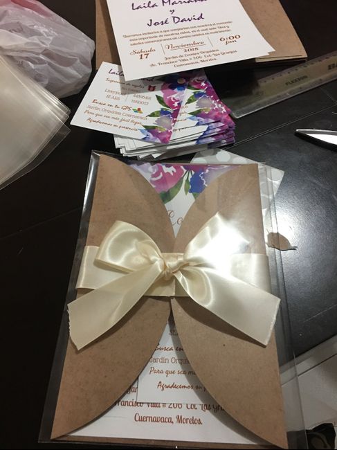 Mis Invitaciones listas!! 💜😍 - 5