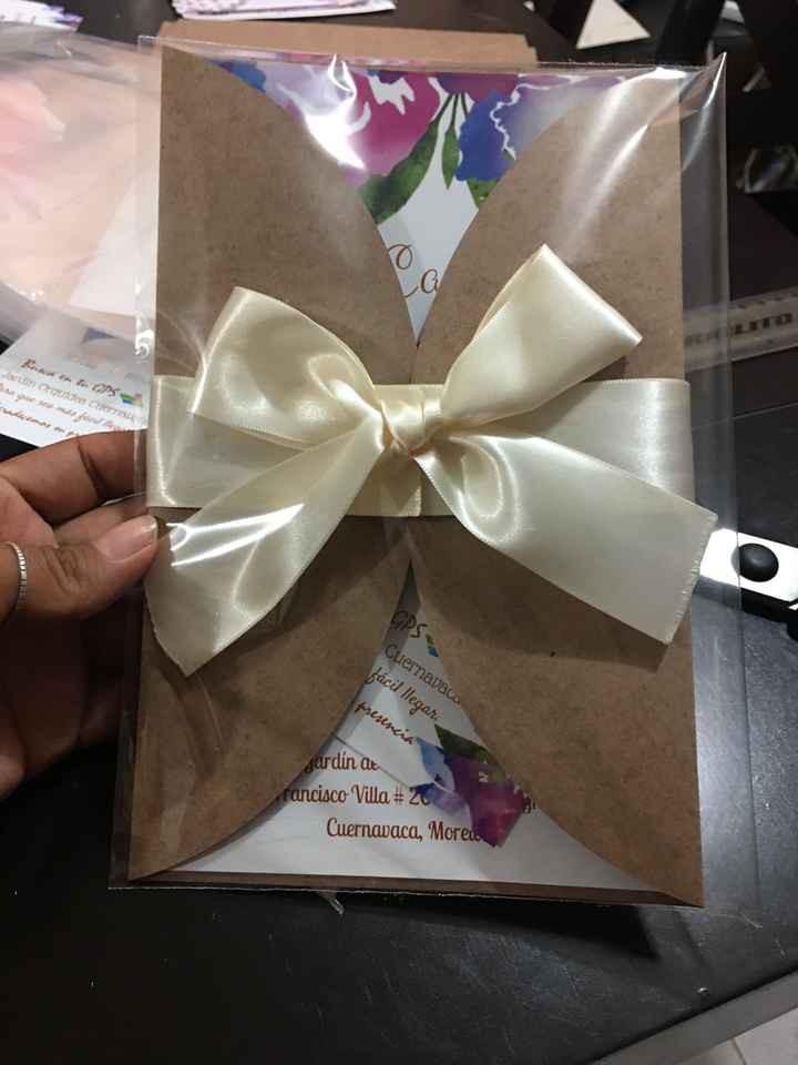 Mis Invitaciones listas!! 💜😍 - 6