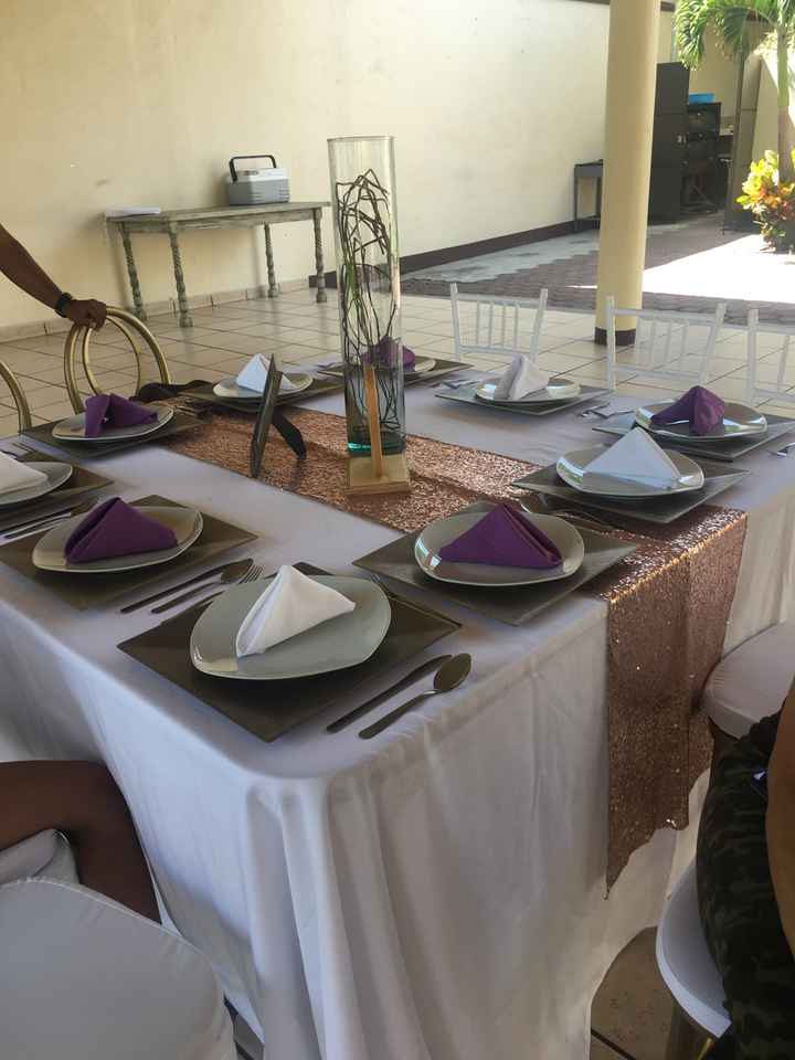 Degustación y montaje. 💜✅ - 3