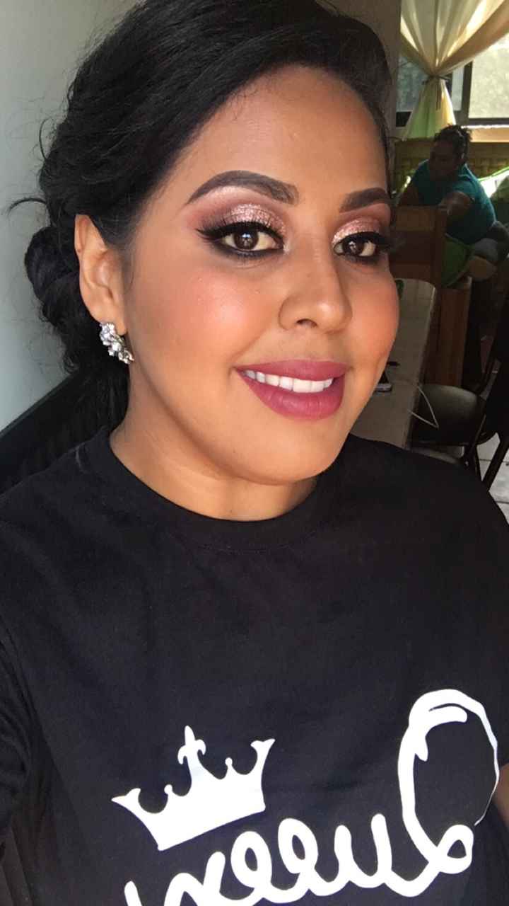 Mi prueba de maquillaje y peinado 💁🏻‍♀️ 💍👰🏻💄 - 2