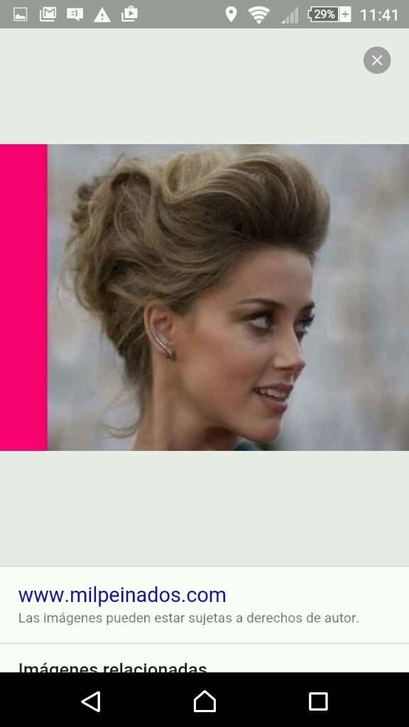 Con que tipo de peinado va? - 2