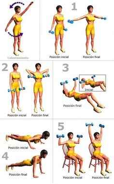 para tonificar brazos