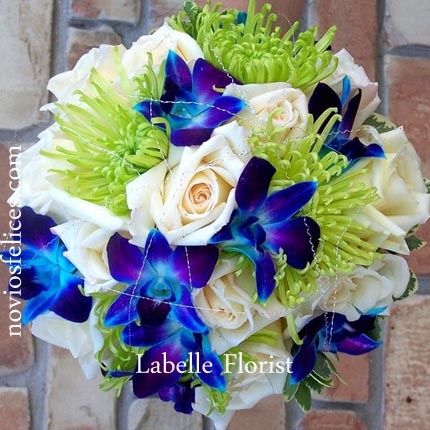 boquet azul me encanta!!