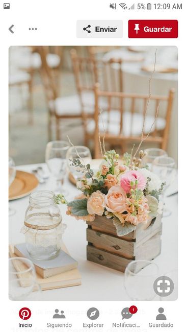 Centro de mesa boda civil - 3