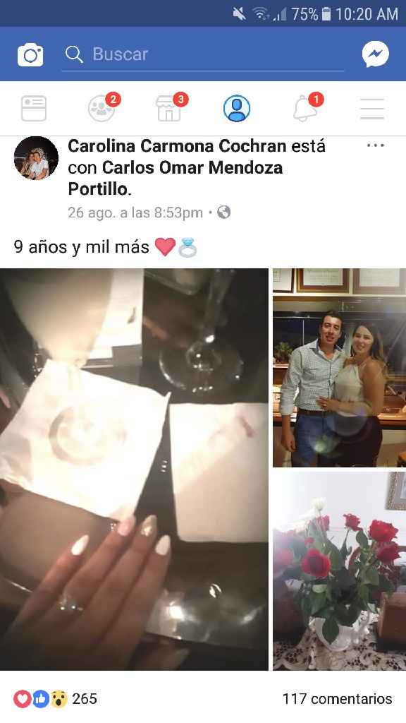 ¿cómo anunciaron el compromiso? - 1