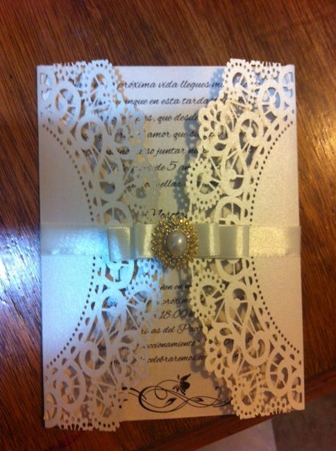 Llegaron x fin mis invitaciones!!:) - 2
