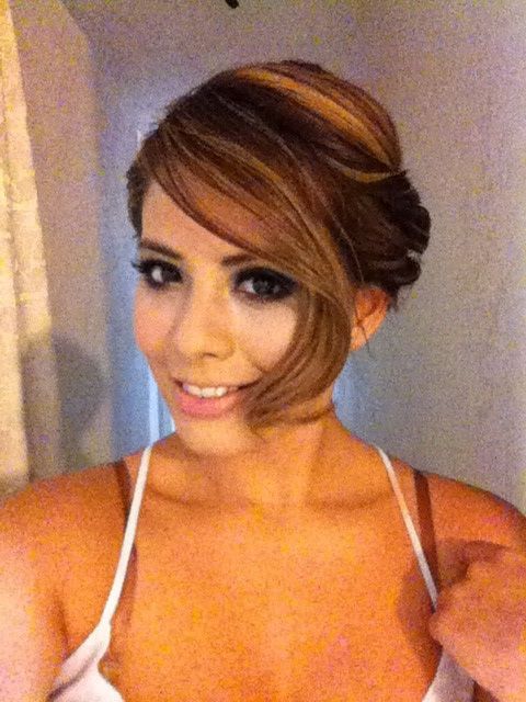 Ya maquillada y peinada!!!! - 6