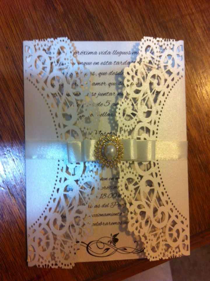 Llegaron x fin mis invitaciones!!:) - 2