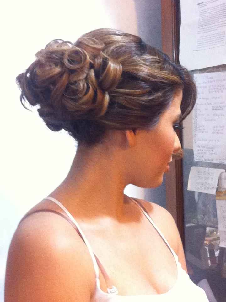 Ya maquillada y peinada!!!! - 7