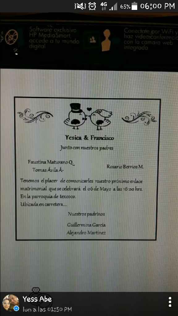 Invitaciones no tan caras - 1