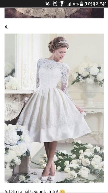 Vestido para civil - 2