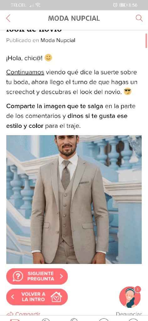 Haz screenshot y descubre el look de novio - 1