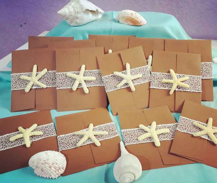 Ideas para invitación para Boda en Playa - 6