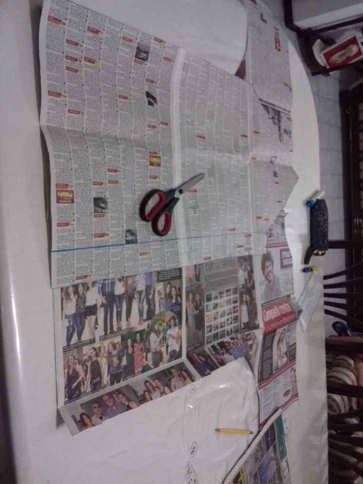 Patrón en periódico 