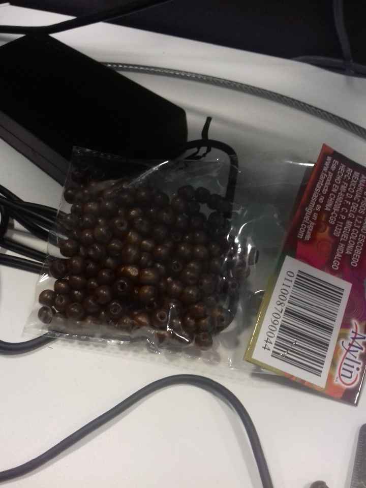Bolsa de cuentitas de madera (40grs) yo compré 2