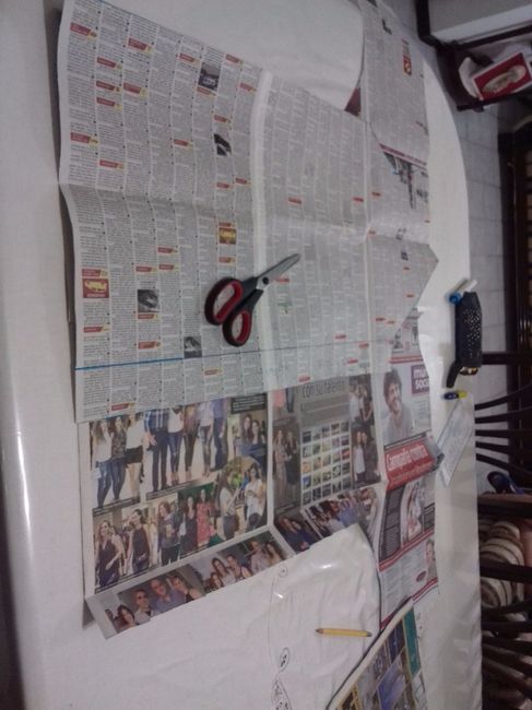 Patrón en periódico 