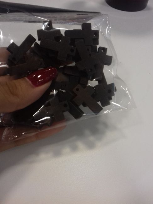 Bolsa de cruces de madera (24pzs) igual compré 2