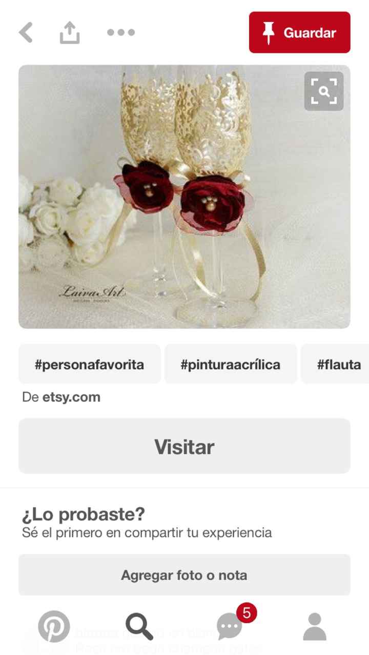 "combinaciones de colores en sangría y dorado" - 2