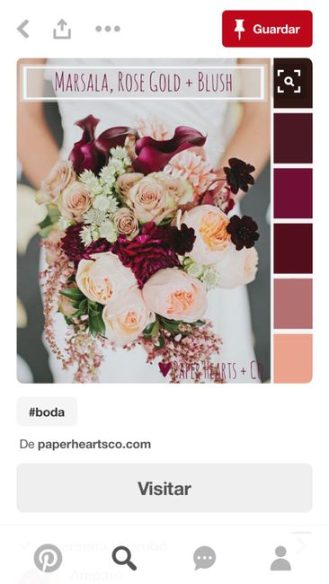 Combinación marsala&gold - 1