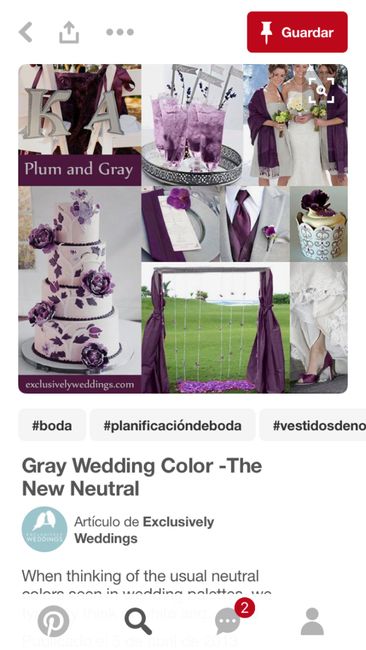 Combinacion de colores ivory y lila - 4