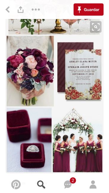 Combinación de color vino y beige - 3