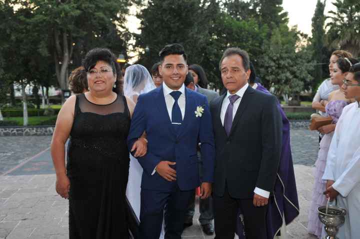 mi esposo con sus papas