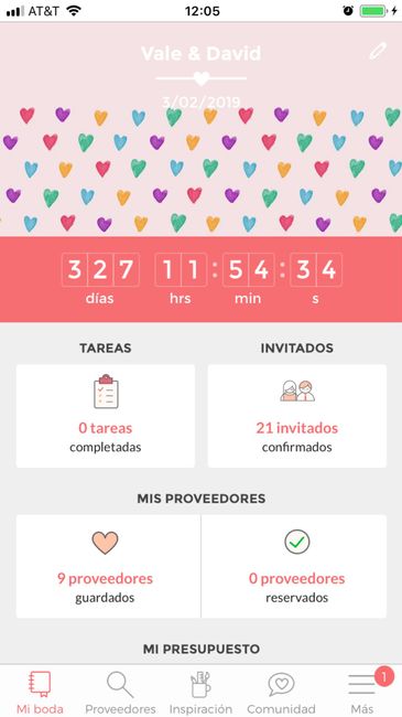 ¿Cuánto falta para que se casen? - 1