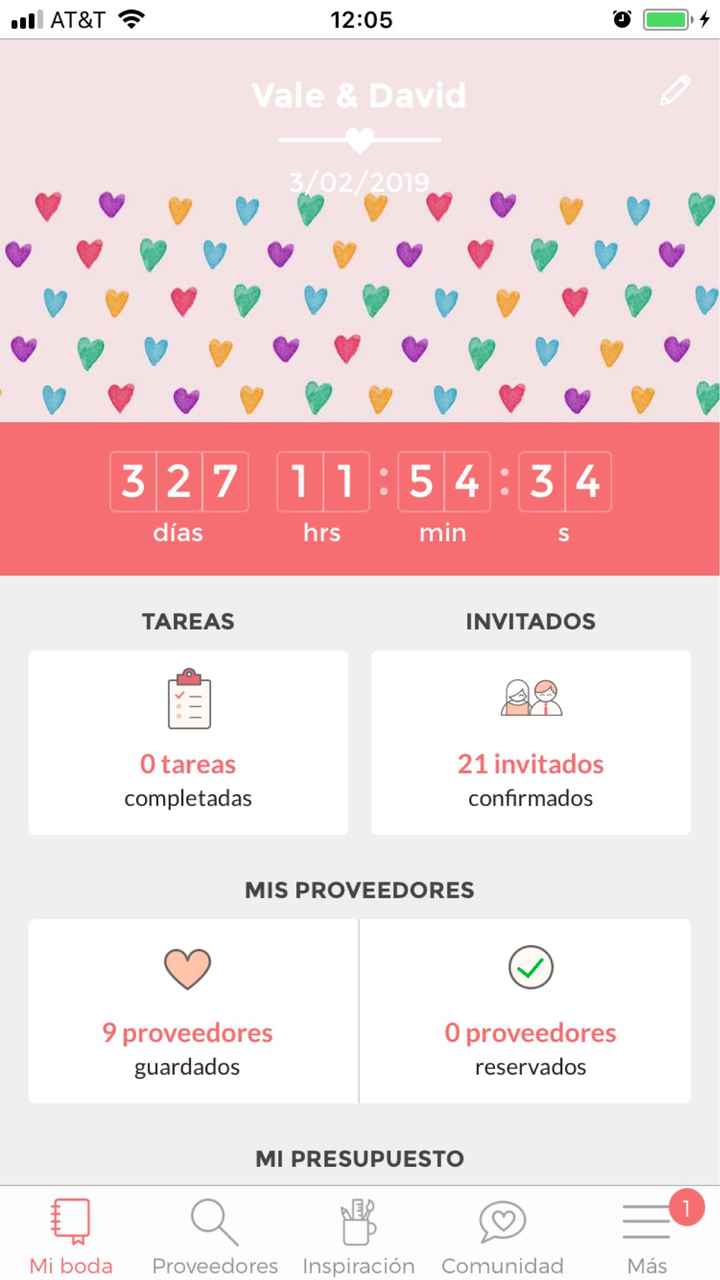 ¿Cuánto falta para que se casen? - 1