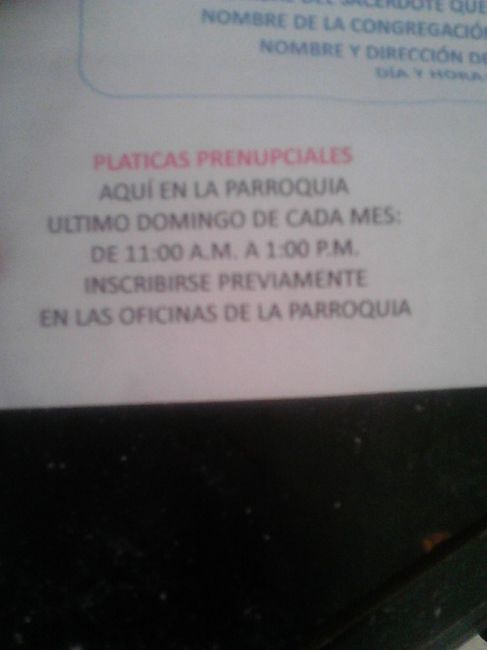 Platicas prematimoniales - 1