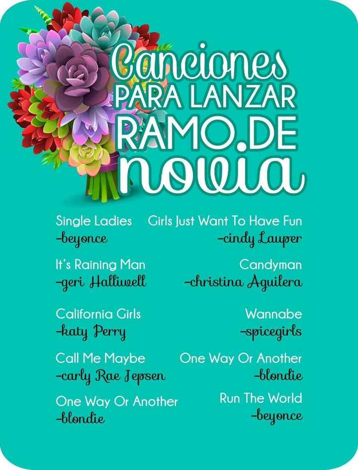 Canciones para aventar el ramo - 1