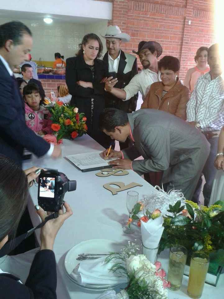 FIRMANDO MI SENTENCIA DE FELICIDAD!!!
