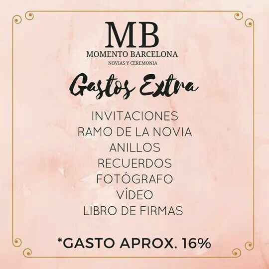 Gastos de la boda! - 7