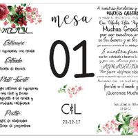  Imprimir el menú de la boda - 1