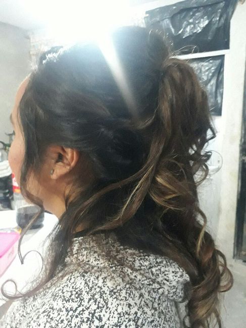 Prueba de maquillaje y peinado...! - 3