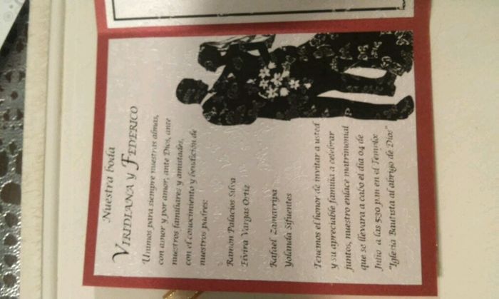 Mis invitaciones. hechas por mi hermana - 1