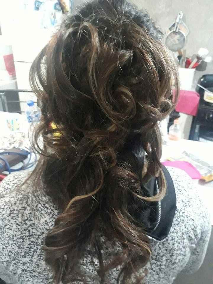Prueba de maquillaje y peinado...! - 2
