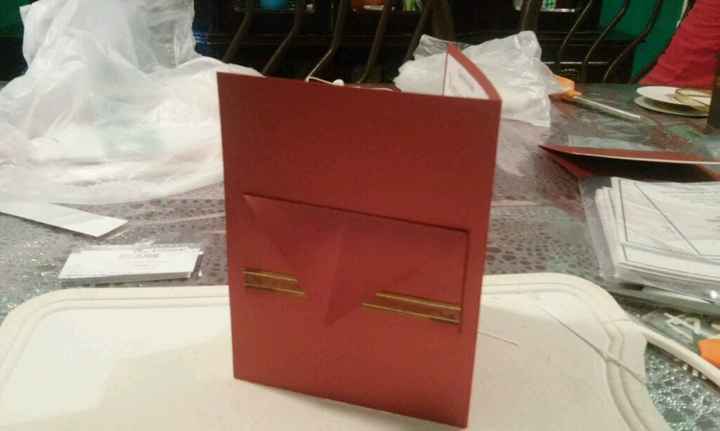 Mis invitaciones. hechas por mi hermana - 2