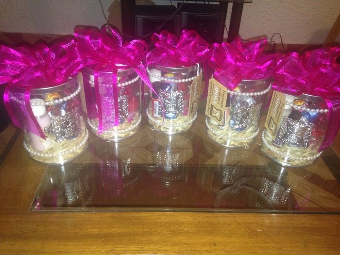 Regalos para mis damas de honor, hechos por mi.. 