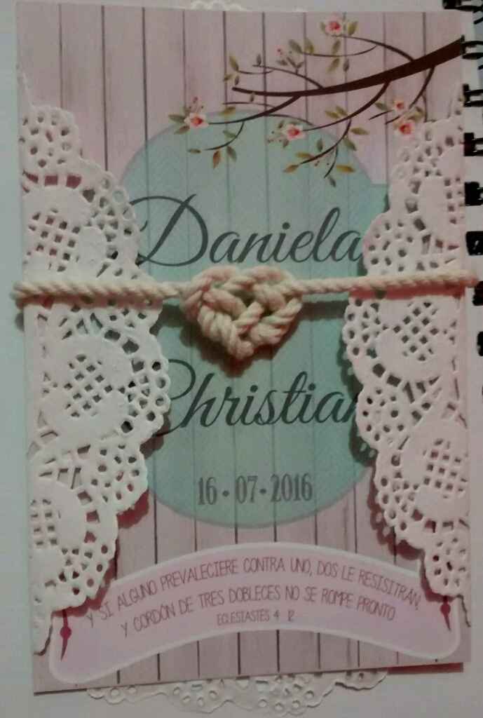 ¡por fin tengo invitaciones! - 2