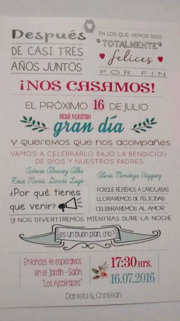 ¡por fin tengo invitaciones! - 3